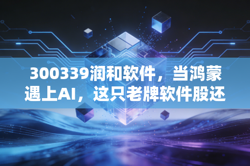 300339润和软件,当鸿蒙遇上AI,这只老牌软件股还能飞多高?