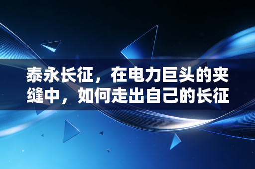 泰永长征，在电力巨头的夹缝中，如何走出自己的长征路？