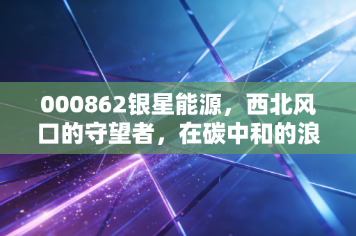 000862银星能源，西北风口的守望者，在碳中和的浪潮中能否乘风破浪？