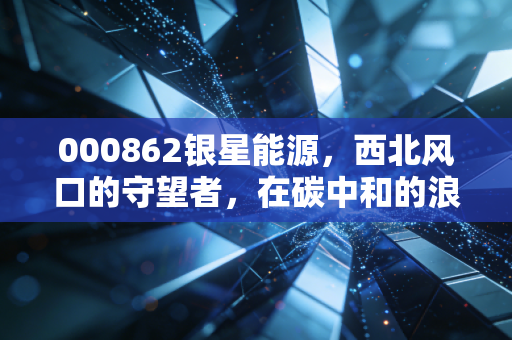 000862银星能源，西北风口的守望者，在碳中和的浪潮中能否乘风破浪？