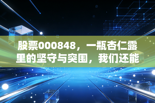 股票000848，一瓶杏仁露里的坚守与突围，我们还能喝出多少红利？