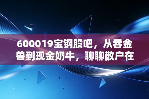 600019宝钢股吧,从吞金兽到现金奶牛,聊聊散户在钢铁龙头里的爱恨情仇