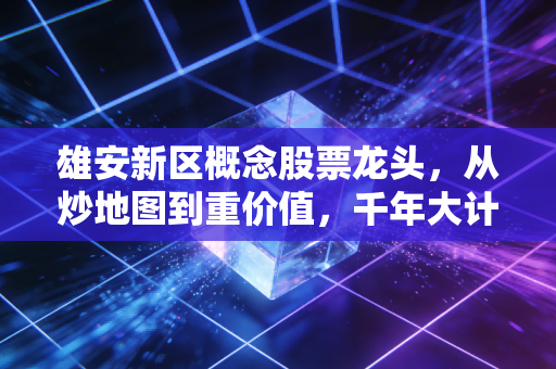 雄安新区概念股票龙头,从炒地图到重价值,千年大计还有多少黄金?