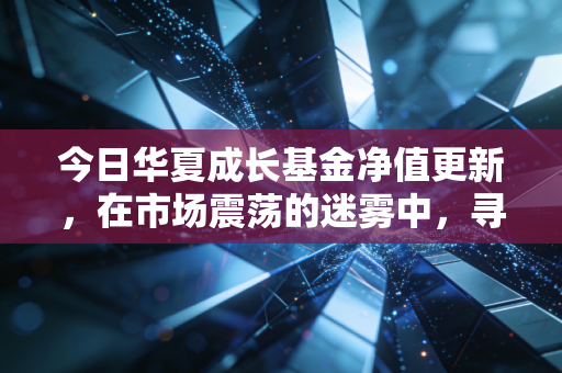 今日华夏成长基金净值更新，在市场震荡的迷雾中，寻找成长的真正含义