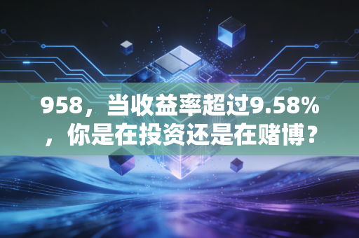 958,当收益率超过9.58%,你是在投资还是在赌博?
