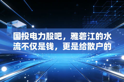国投电力股吧,雅砻江的水流不仅是钱,更是给散户的一颗定心丸,聊聊这只水电+火电双轮驱动的压舱石