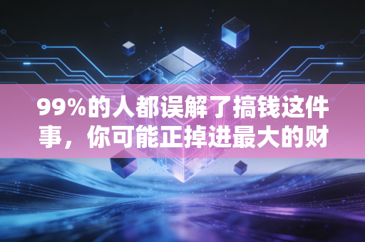 99%的人都误解了搞钱这件事,你可能正掉进最大的财务陷阱