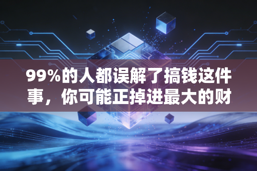 99%的人都误解了搞钱这件事,你可能正掉进最大的财务陷阱