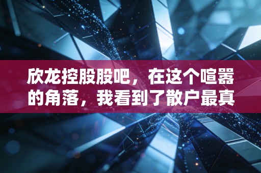 欣龙控股股吧,在这个喧嚣的角落,我看到了散户最真实的焦虑与希望
