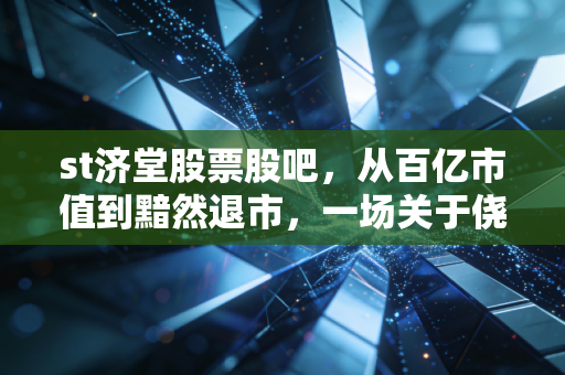 st济堂股票股吧，从百亿市值到黯然退市，一场关于侥幸与贪婪的残酷复盘