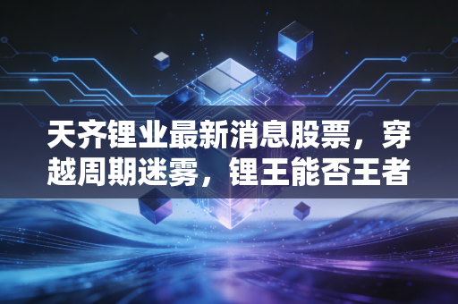 天齐锂业最新消息股票,穿越周期迷雾,锂王能否王者归来?