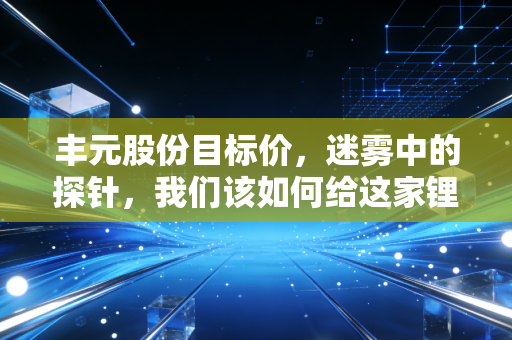 丰元股份目标价,迷雾中的探针,我们该如何给这家锂电新秀定价?