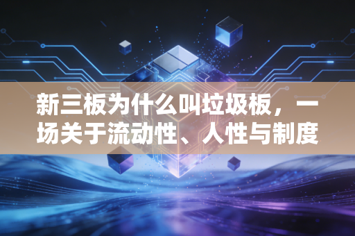 新三板为什么叫垃圾板,一场关于流动性、人性与制度博弈的深度复盘