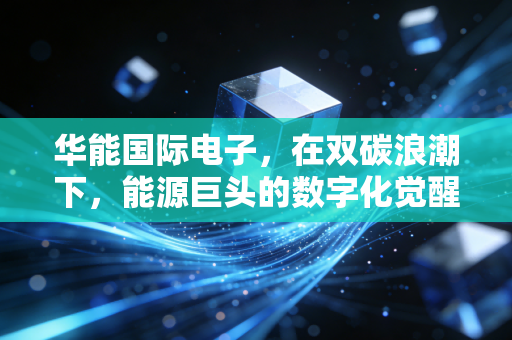 华能国际电子,在双碳浪潮下,能源巨头的数字化觉醒与价值重估