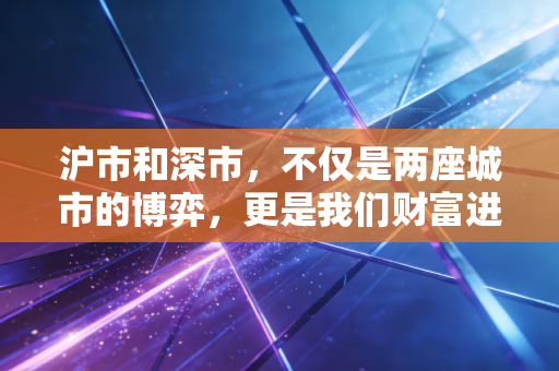 沪市和深市,不仅是两座城市的博弈,更是我们财富进阶的必修课