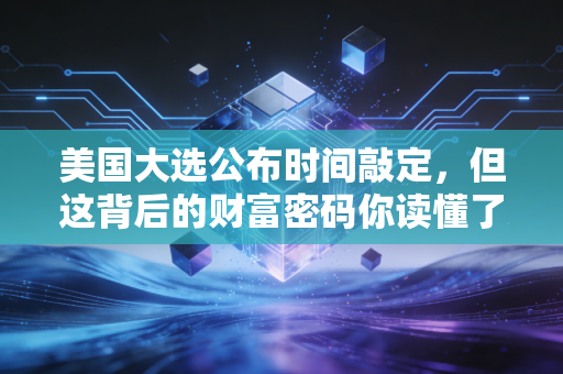 美国大选公布时间敲定，但这背后的财富密码你读懂了吗？