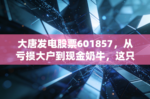 大唐发电股票601857,从亏损大户到现金奶牛,这只老牌电力股的翻身仗打响了