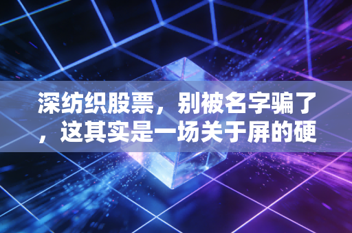 深纺织股票,别被名字骗了,这其实是一场关于屏的硬核科技博弈
