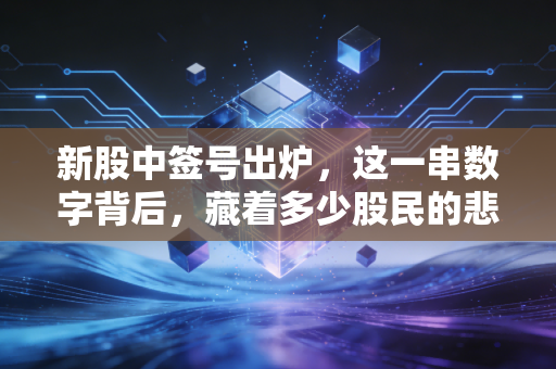 新股中签号出炉,这一串数字背后,藏着多少股民的悲欢与博弈?