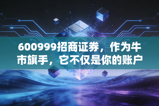 600999招商证券,作为牛市旗手,它不仅是你的账户,更是A股的情绪风向标