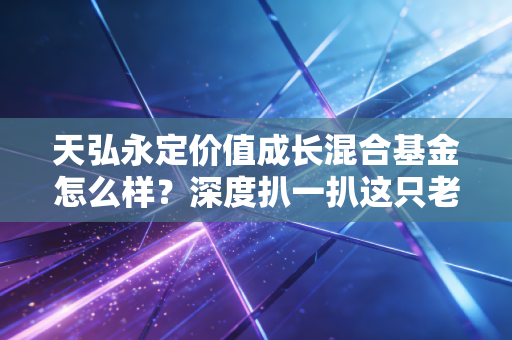 天弘永定价值成长混合基金怎么样?深度扒一扒这只老将的底色,是否值得你长期托付?