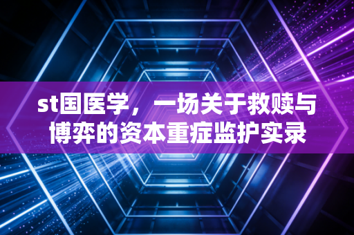 st国医学,一场关于救赎与博弈的资本重症监护实录