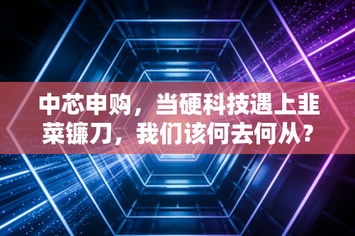 中芯申购,当硬科技遇上韭菜镰刀,我们该何去何从?