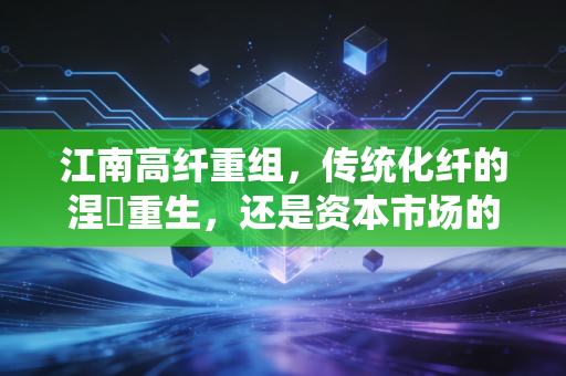 江南高纤重组,传统化纤的涅槃重生,还是资本市场的又一次狼来了?