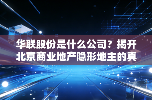 华联股份是什么公司?揭开北京商业地产隐形地主的真实面纱与投资逻辑