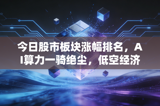 今日股市板块涨幅排名，AI算力一骑绝尘，低空经济紧随其后，资金风向标指向何方？