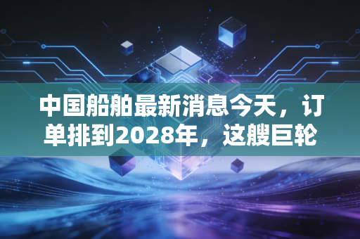 中国船舶最新消息今天,订单排到2028年,这艘巨轮还能追吗?深度解析背后的超级周期与投资逻辑