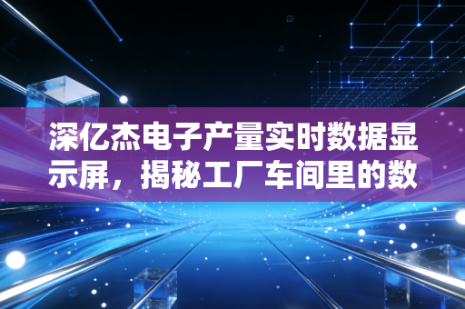 深亿杰电子产量实时数据显示屏,揭秘工厂车间里的数字指挥官,如何重塑制造业的财经逻辑?