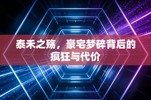 泰禾之殇,豪宅梦碎背后的疯狂与代价