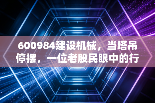 600984建设机械,当塔吊停摆,一位老股民眼中的行业寒冬与希望