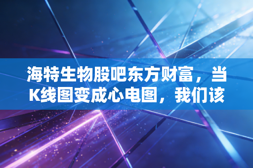 海特生物股吧东方财富,当K线图变成心电图,我们该如何理性看待这只医药股?