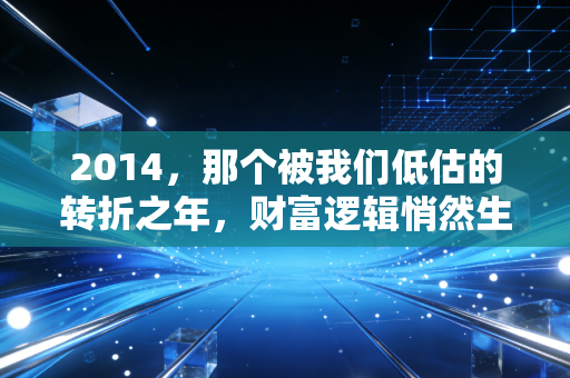 2014，那个被我们低估的转折之年，财富逻辑悄然生变