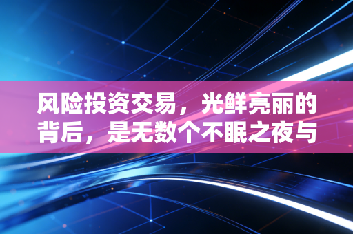风险投资交易,光鲜亮丽的背后,是无数个不眠之夜与人性博弈