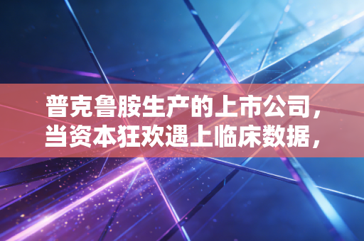 普克鲁胺生产的上市公司，当资本狂欢遇上临床数据，一场关于信仰与理性的博弈