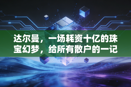 达尔曼,一场耗资十亿的珠宝幻梦,给所有散户的一记警钟
