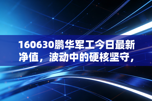 160630鹏华军工今日最新净值,波动中的硬核坚守,我们该如何读懂国防板块的脉搏?