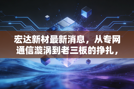 宏达新材最新消息,从专网通信漩涡到老三板的挣扎,这家公司还有翻身的机会吗?