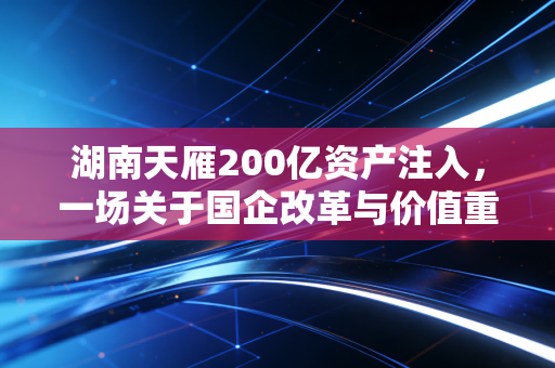 湖南天雁200亿资产注入,一场关于国企改革与价值重估的资本盛宴