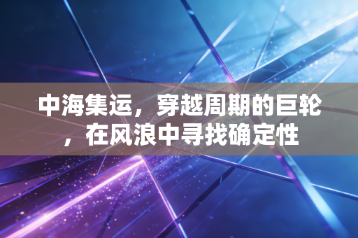 中海集运,穿越周期的巨轮,在风浪中寻找确定性