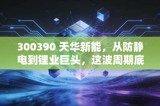 300390 天华新能，从防静电到锂业巨头，这波周期底部的博弈值得参与吗？
