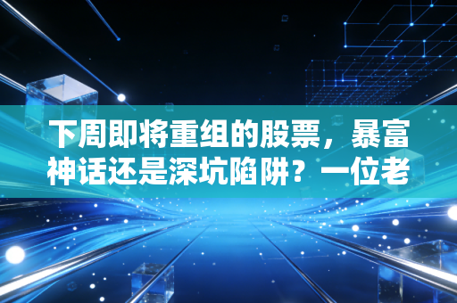 下周即将重组的股票，暴富神话还是深坑陷阱？一位老股民的肺腑之言