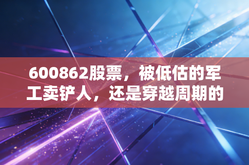 600862股票，被低估的军工卖铲人，还是穿越周期的稳健压舱石？