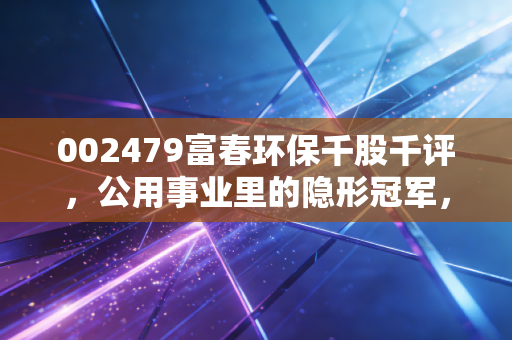 002479富春环保千股千评，公用事业里的隐形冠军，能否穿越周期的迷雾？