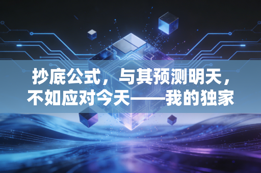 抄底公式，与其预测明天，不如应对今天——我的独家左侧交易心法