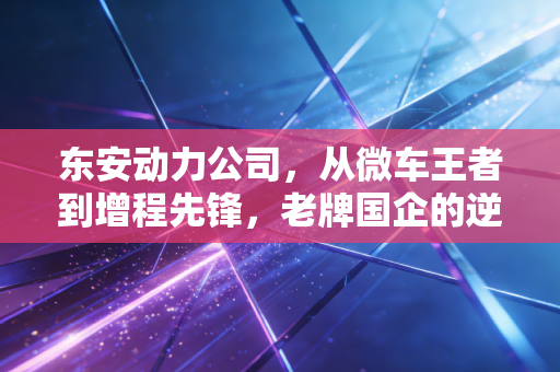 东安动力公司，从微车王者到增程先锋，老牌国企的逆袭之路能走多远？