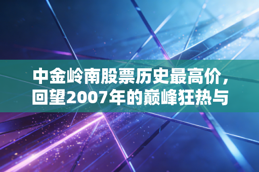 中金岭南股票历史最高价，回望2007年的巅峰狂热与有色周期的宿命轮回